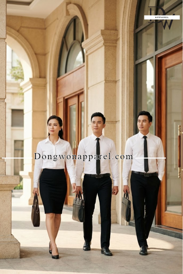 Áo sơ mi đồng phục nam nữ